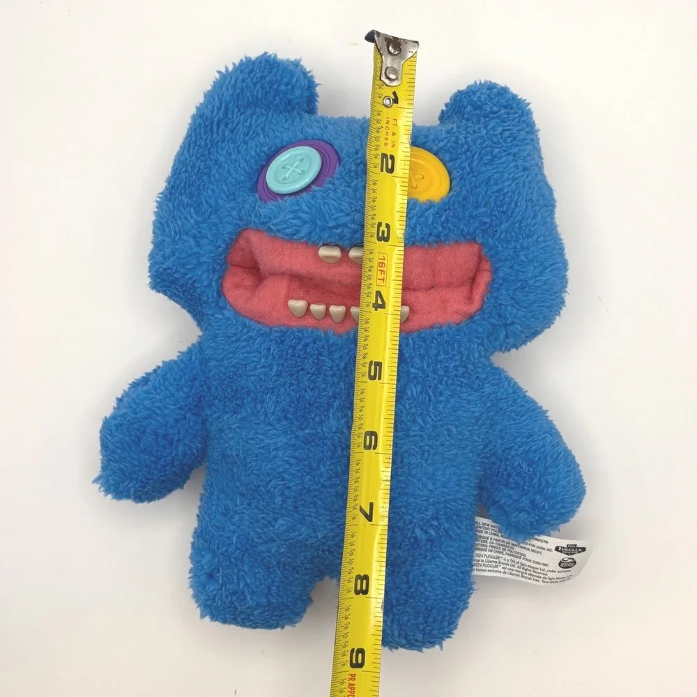 Fuggler Chaos Crew Stinkface Blue Plush Toy Weird Core Cute Ugly Monster‎ 9
